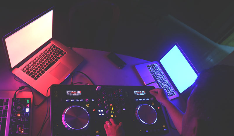 Guests dancing at a party